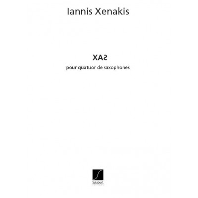 Xenakis - Xas - 4 Saxophones