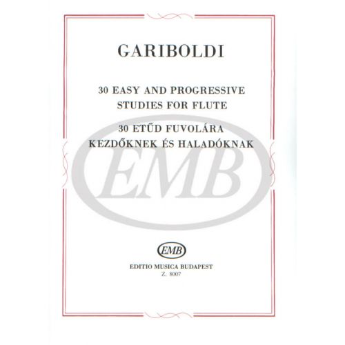 Gariboldi G. - Studi Facili E Progressivi (30) - Flute