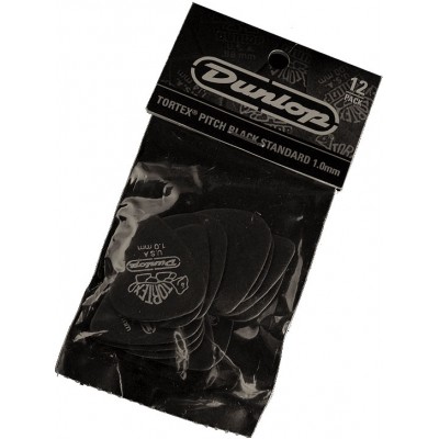 12 x 1,00mm Tortex Pitch Black