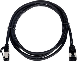 Cat.8.1 SLIM-Patchkabel 1m Black