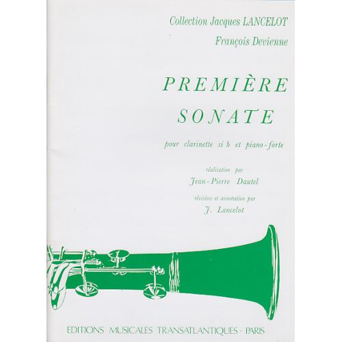 Devienne Première Sonate Pour Clarinette Si B et Pianoforte
