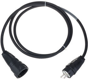 Power Cable 2m 1,5mm² Noir