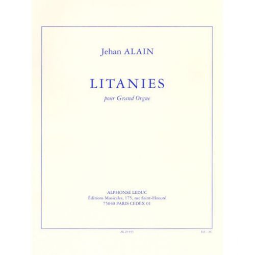 ALAIN JEHAN - LITANIES - ORGUE