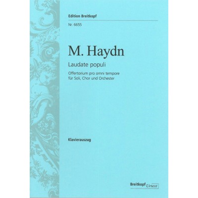 Haydn M. - Laudate Populi (Offertorium) - Soprano, Piano