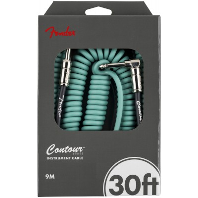 Contour 9m Coiled Cable, Sherwood Green