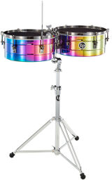 Timbales Tony Succar Signature Rainbow Chrome