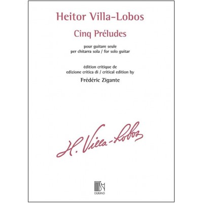 VILLA-lobos Heitor - Cinq Préludes