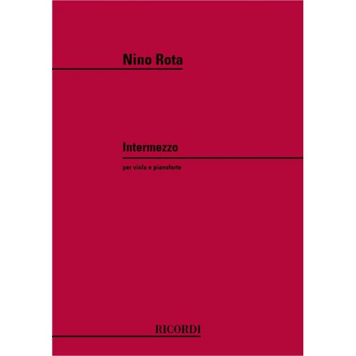 ROTA N. - INTERMEZZO - ALTO ET PIANO