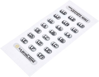 Key Sticker Set 1847 NOBLE low