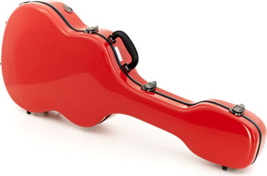 Class.Guit. Fibreglass Case RD Rouge