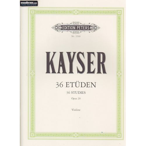 Kayser - Etudes Op.20 Pour Violon