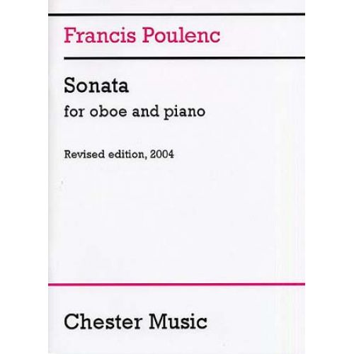 Poulenc Francis - Sonata - Hautbois, Piano