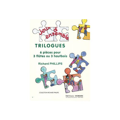 Phillips - Trilogues (6 Pièces) - 3 Flûtes Ou 3 Hautbois