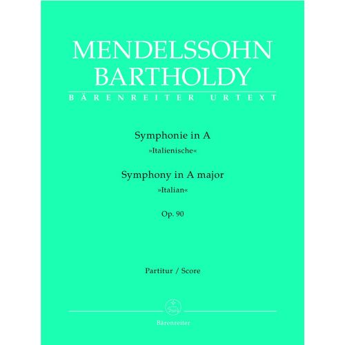 MENDELSSOHN BARTHOLDY F. - SYMPHONIE EN LA MAJEUR