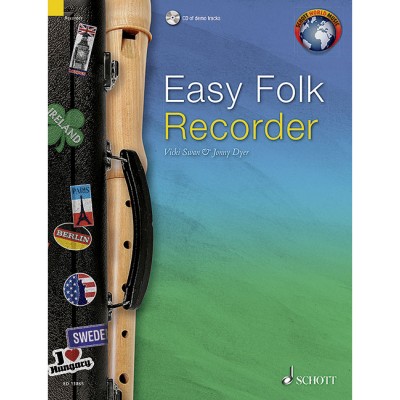 Easy Folk Recorder - Descant Flute A Bec