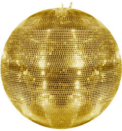 Mirror Ball 75 cm Gold