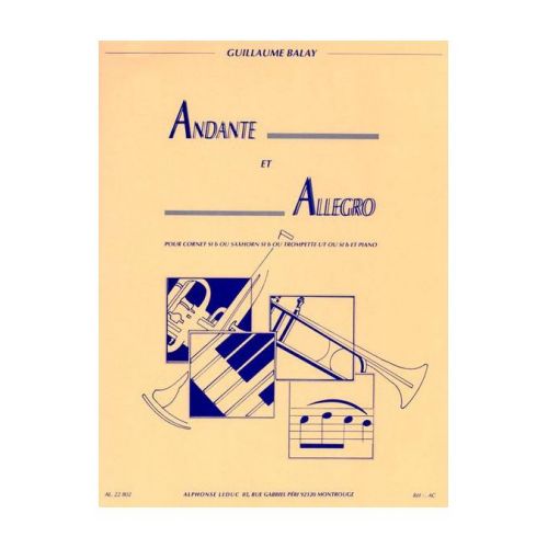 Balay G. - Andante et Allegro - Trompette et Piano