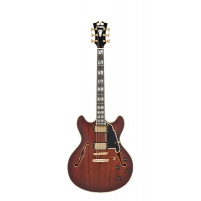 Deluxe DC Satin Brown Burst