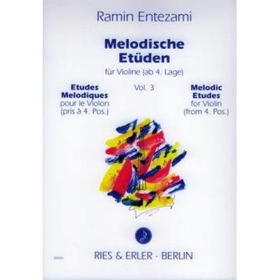 Entezami R. - Melodische Etuden Vol. 3 - Violon