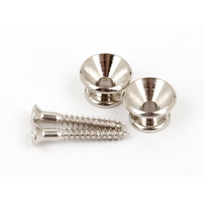 Pure Vintage Strap Buttons, Nickel (2)