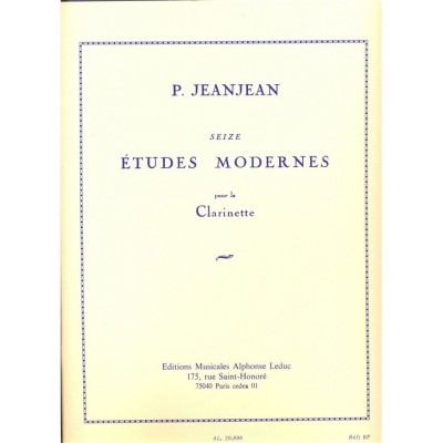 16 Modern Studies for Clarinet