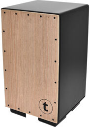Natural Oak Cajon Black lacquer finish