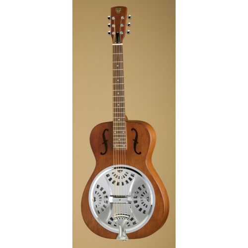 Dobro Hound Dog Round Neck Vintage Brown