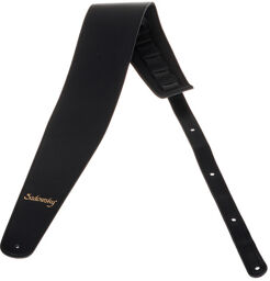 Synthetic Leather Strap BK G P Noir