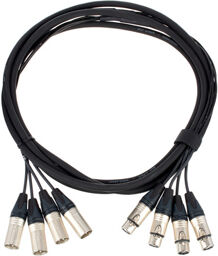 80831-4 XLR Multicore 4m