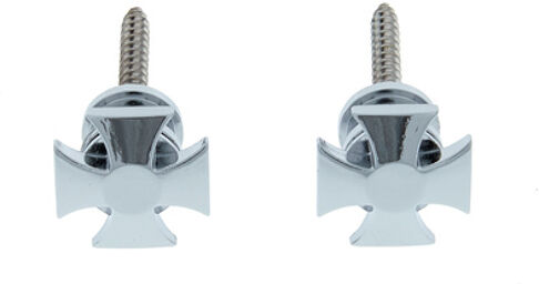 Strap Buttons IronCross Chrome