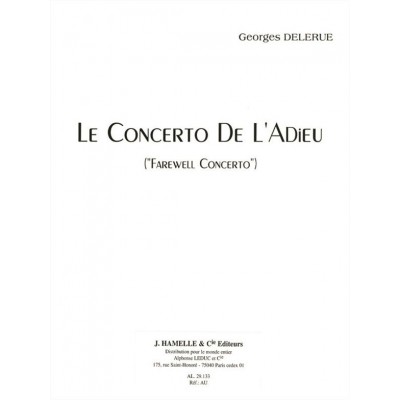 Le Concerto De L'Adieu - pour Violon et Piano