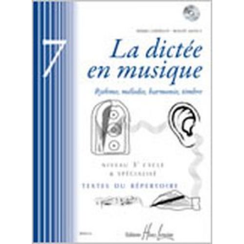 Chepelov P./Menut B. - La Dictee En Musique Vol.7, 3Eme Cycle