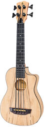UkeBass Spalted Maple Naturel