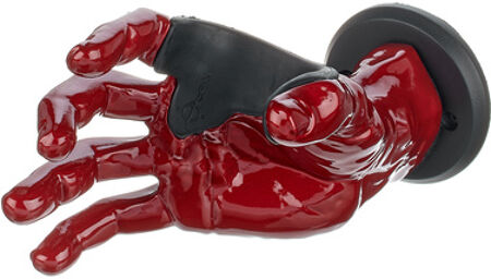Male Hand Red Metallic Right Rouge finition métallisée haute brillance