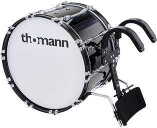 BD2214BL Marching Bass Drum noir