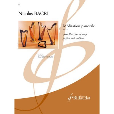 Bacri Nicolas - Meditation Pastorale Opus 157