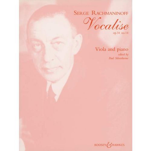 RACHMANINOFF SERGEI WASSILJEWITSCH - VOCALISE OP. 34/14 - VIOLA AND PIANO