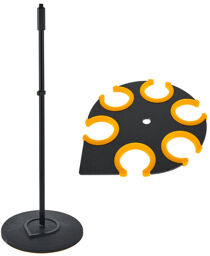 6 Mic Holder Stand Bundle Noir