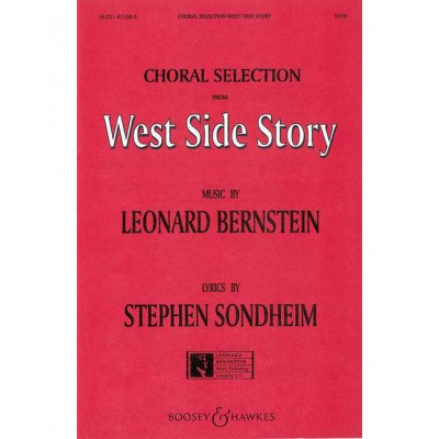 Bernstein - Selections (west Side Story) - Choeur Mixte (satb) et Piano