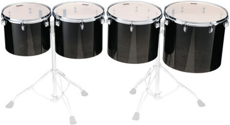 Low ConcertTom Set CSLT4L-TBF Transparent Black Fade