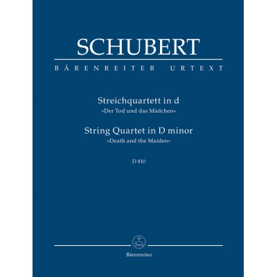 Schubert F. - La Jeune Fille et La Mort D 810 - Score