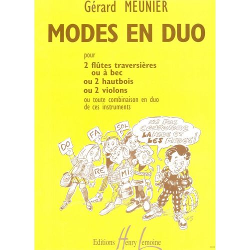 Meunier - Modes En Duo - 2 Flûtes Ou 2 Hautbois Ou 2 Violons