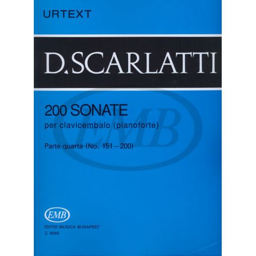 Scarlatti D. - Sonate (200) Vol. 4 - Piano