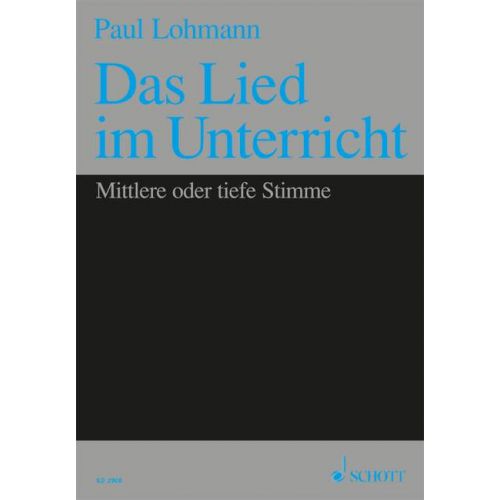 Das Lied Im Unterricht - Voice And Piano