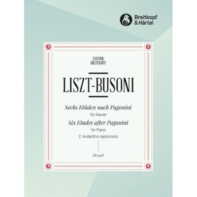 Liszt - 6 Etüden Nach Paganini - Piano