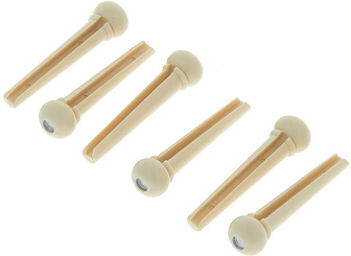 Bridge Pin Set Ivr Dot Ivoire avec points argentés