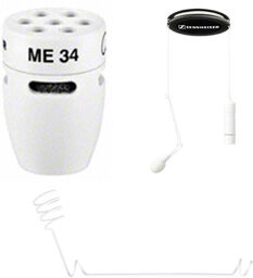 ME34 Hanging Microphone Set W blanc