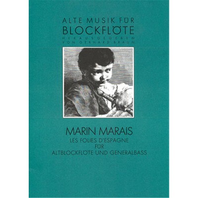 Marais Marin - Les Folies D'espagne - Flute A Bec Alto & Piano