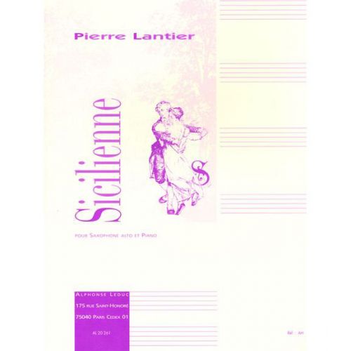 Lier Pierre - Sicilienne - Saxophone Mi B, Piano