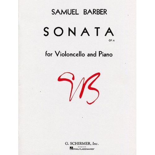 BARBER S. - SONATA OP. 6 - VIOLONCELLE ET PIANO
